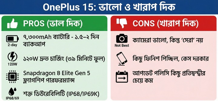 Pros and Cons (ভালো ও খারাপ দিক)