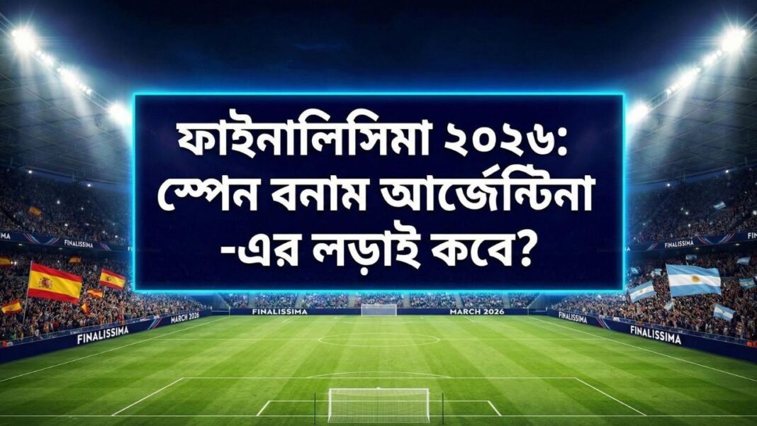 Spain vs Argentina in Finalissima 2026