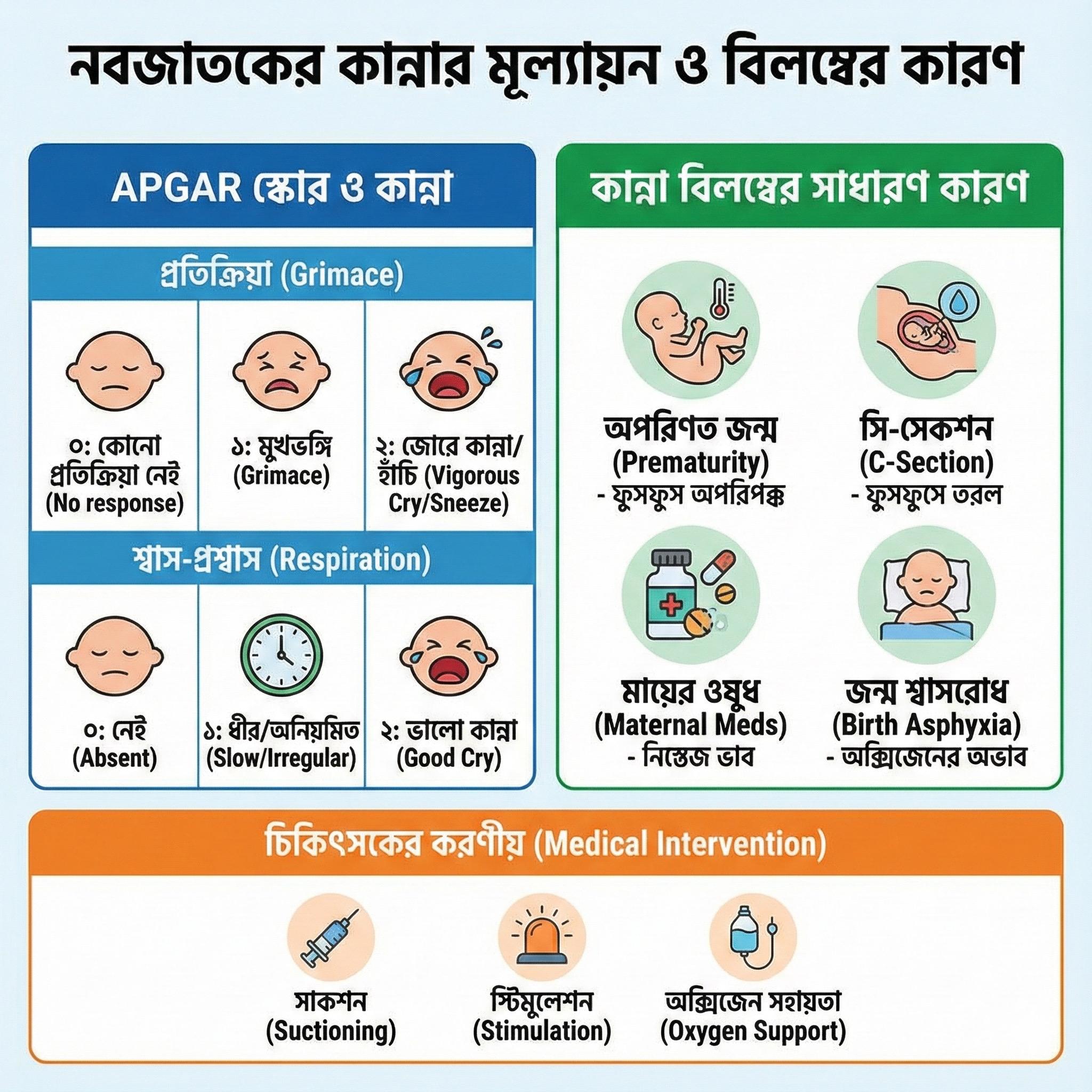 জন্মের প্রথম ৬০ সেকেন্ড