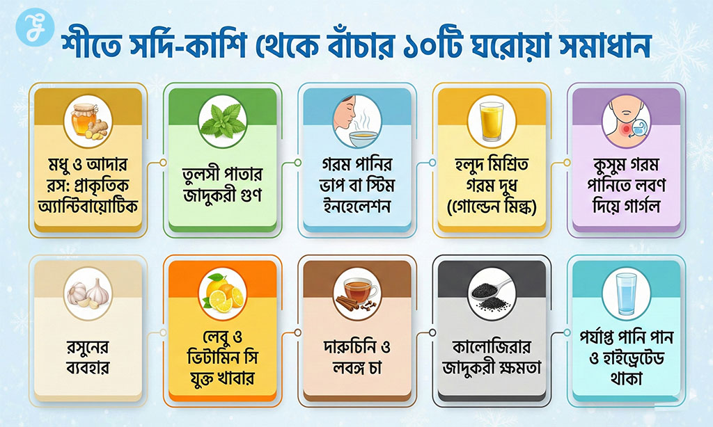 Winter Cold and Cough Home Remedies: 10 Effective Tips and Precautions