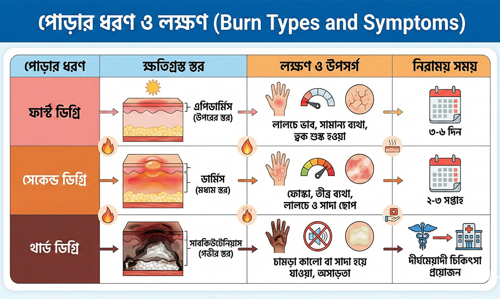 Types of Burn wounds