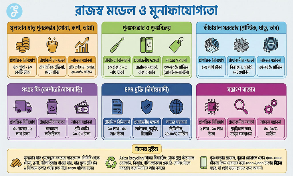 revenue model of e-waste business
