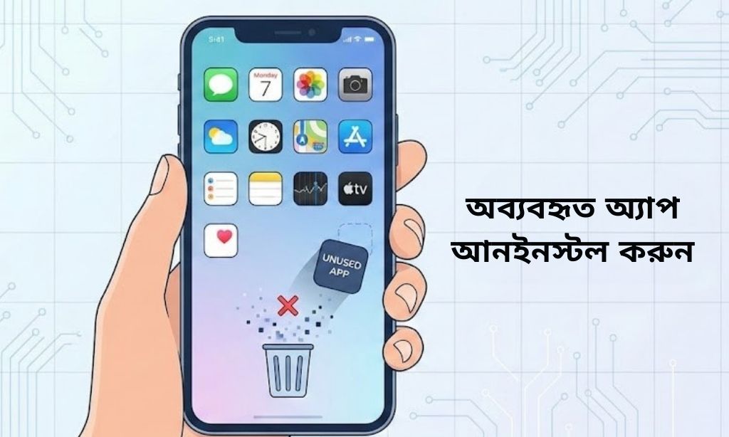 অব্যবহৃত অ্যাপ আনইনস্টল করুন