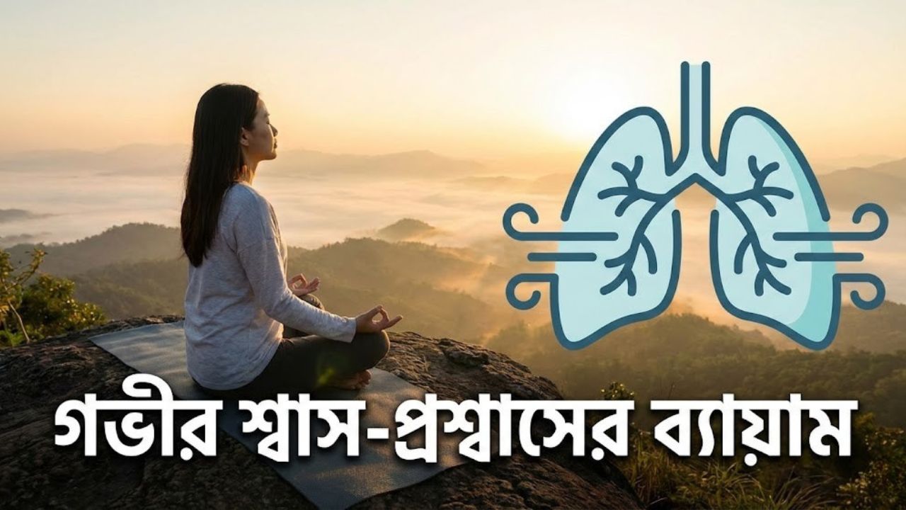 গভীর শ্বাস-প্রশ্বাসের ব্যায়াম