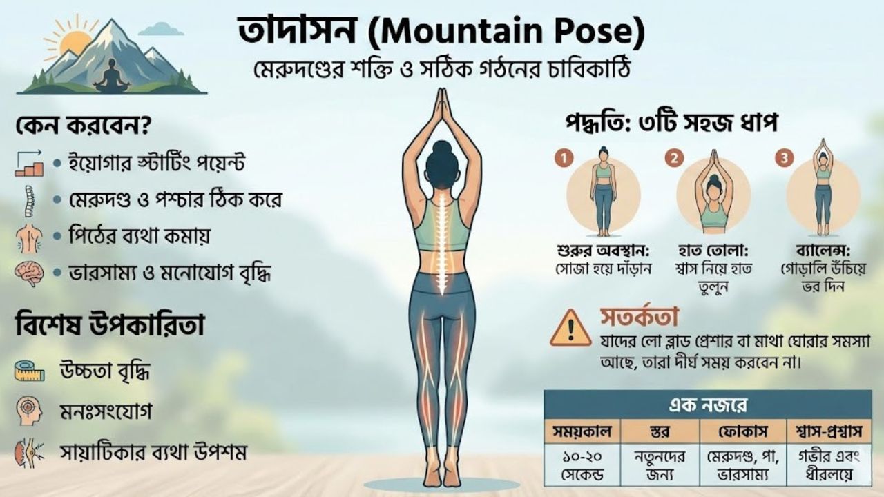 তাদাসন (Mountain Pose)