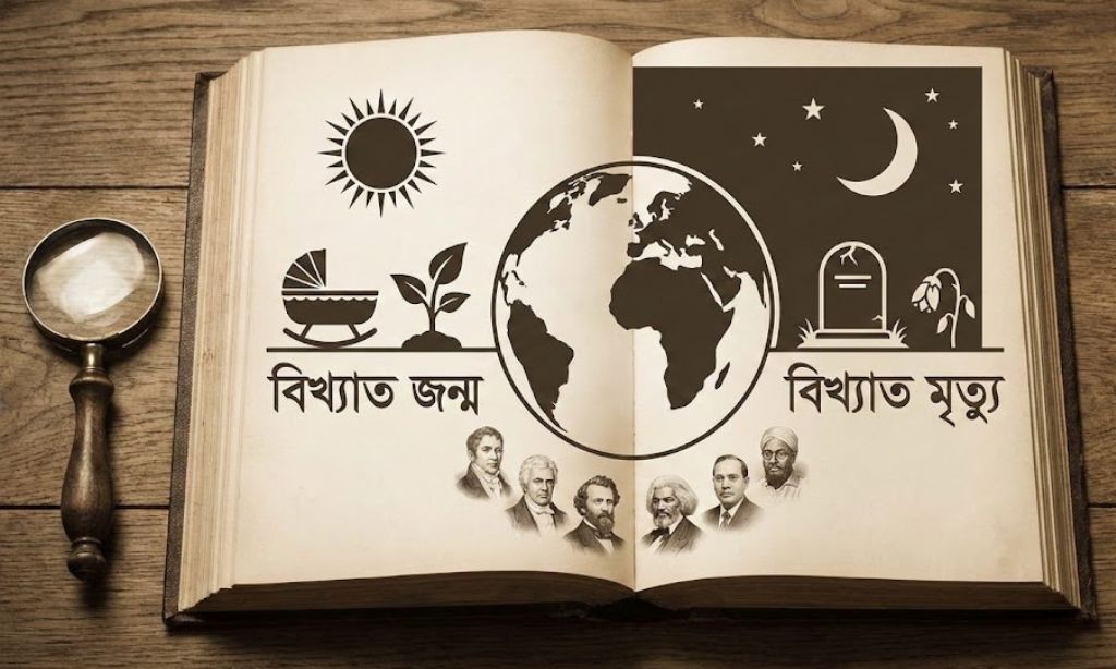 বিশ্বজুড়ে বিখ্যাত জন্ম এবং মৃত্যু