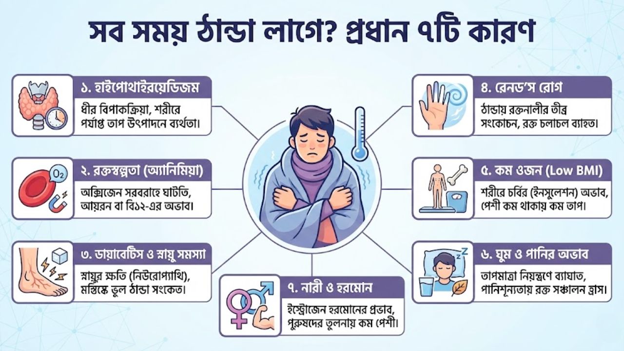 Always Feeling Cold? 7 Hidden Reasons & Solutions