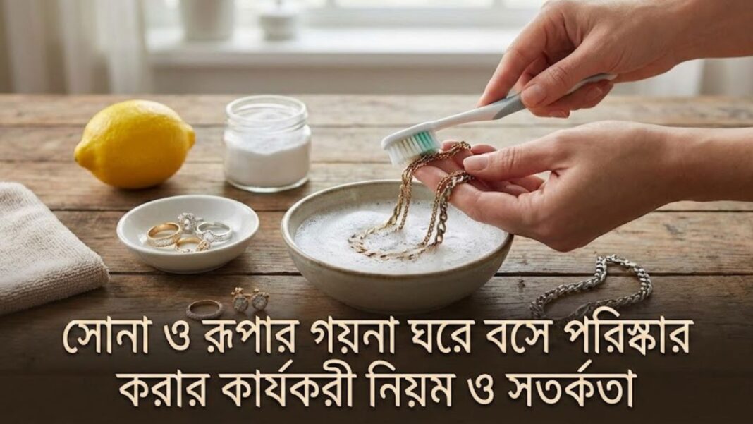 How to Clean Gold and Silver Jewelry at Home