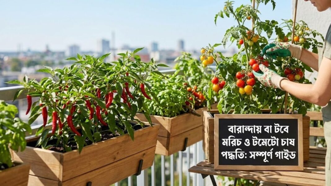 How to Grow Chili and Tomatoes in Pots