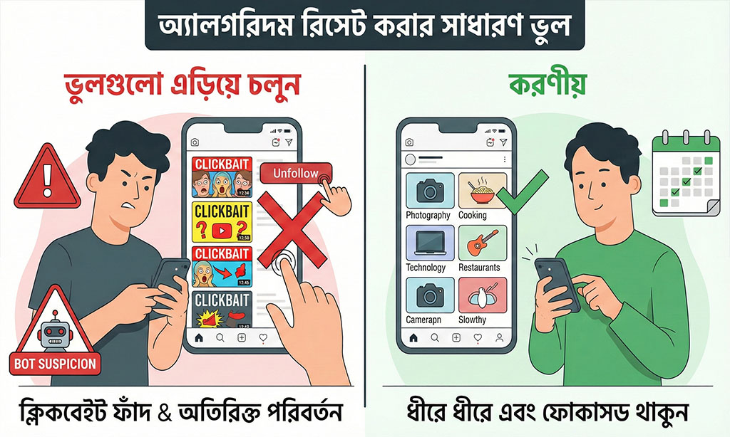 Common Mistakes to Reset Instagram Reels Algorithm