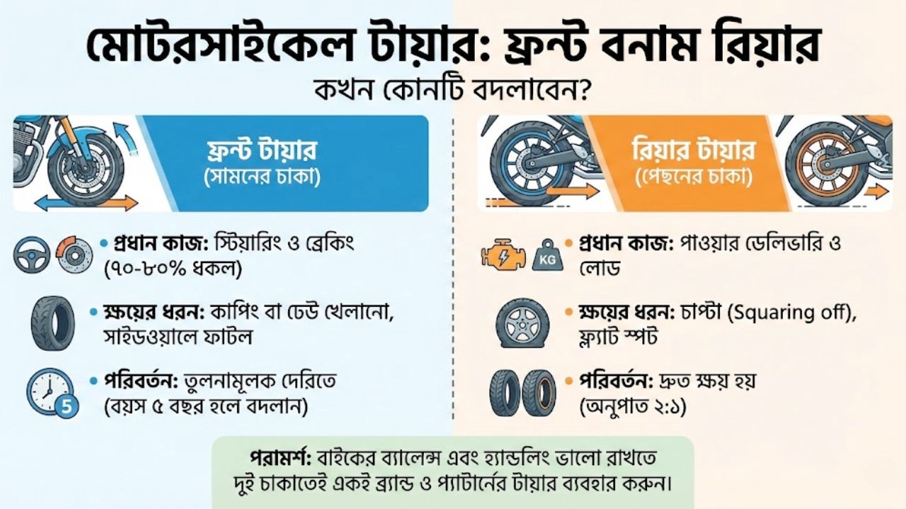 When to Change Motorcycle Tyres