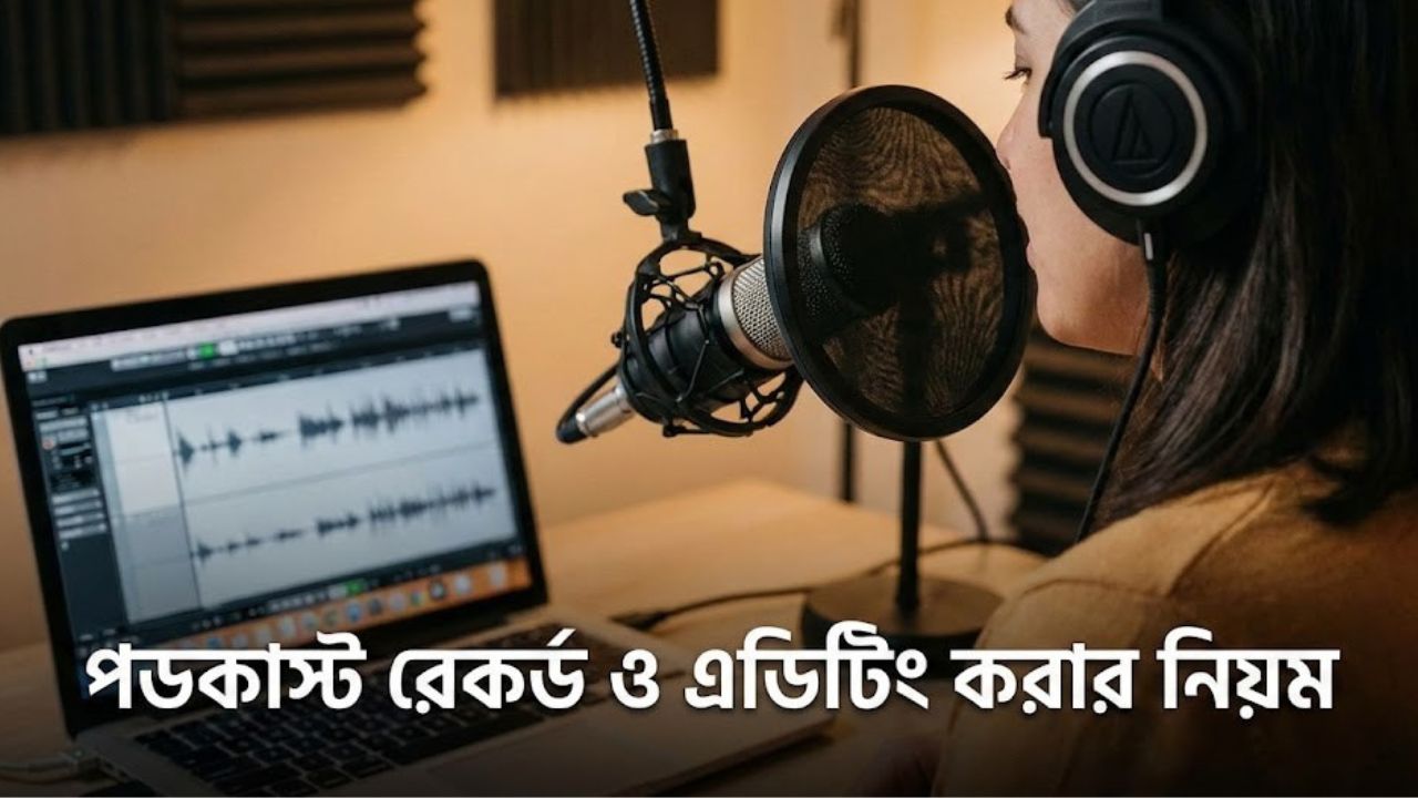 পডকাস্ট রেকর্ড ও এডিটিং করার নিয়ম