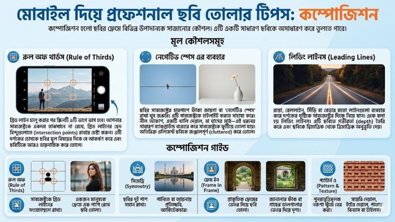 মোবাইল দিয়ে প্রফেশনাল ছবি তোলার টিপস
