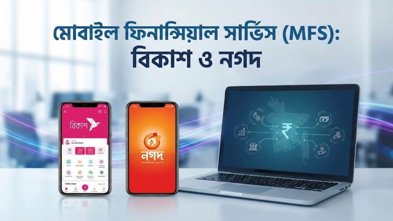মোবাইল ফিনান্সিয়াল সার্ভিস (MFS) বিকাশ ও নগদ
