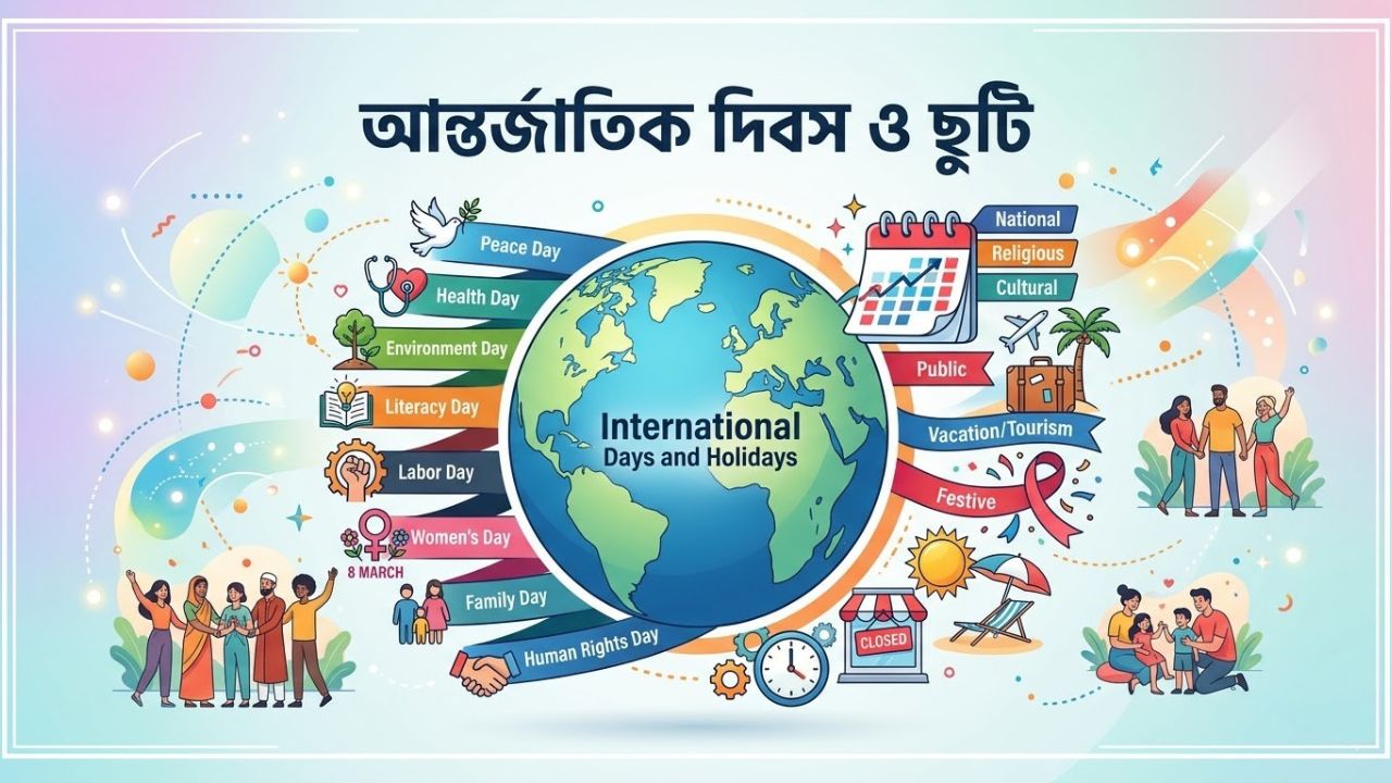 আন্তর্জাতিক দিবস ও ছুটি