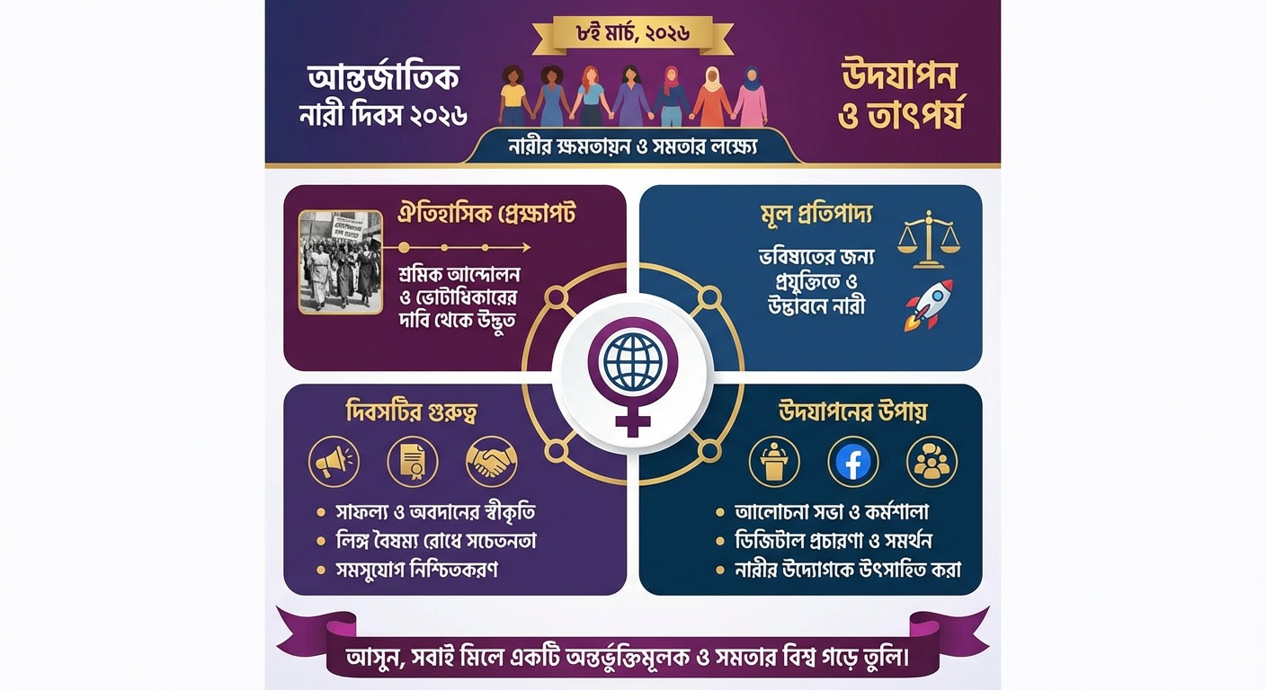 আন্তর্জাতিক নারী দিবস ২০২৬