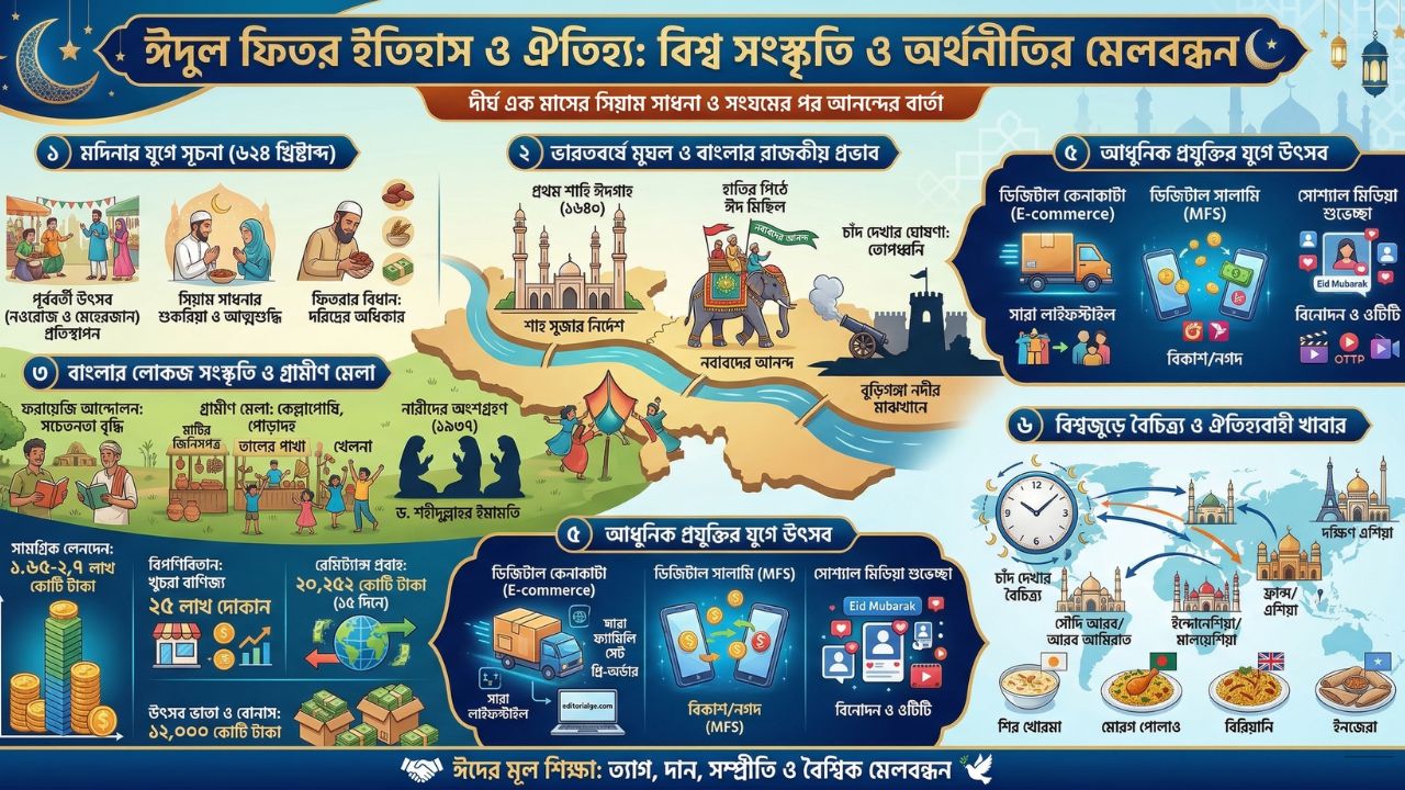 ঈদুল ফিতর ইতিহাস ও ঐতিহ্য বিশ্ব সংস্কৃতি ও অর্থনীতির মেলবন্ধন