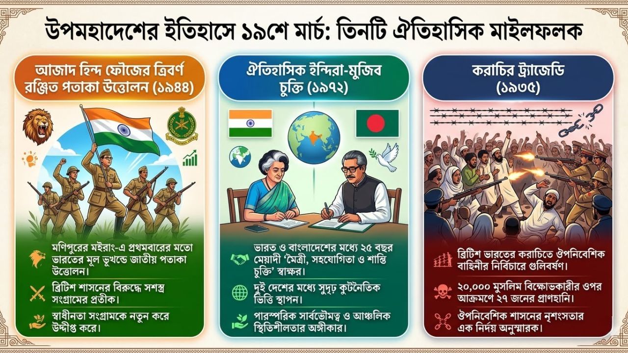 উপমহাদেশের গুরুত্বপূর্ণ মাইলফলক