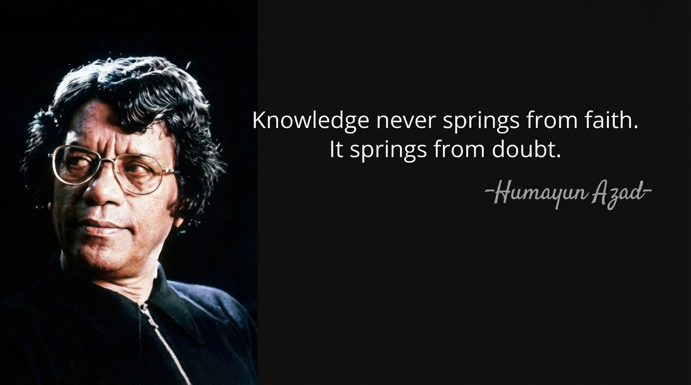 Humayun Azad and His Quotes