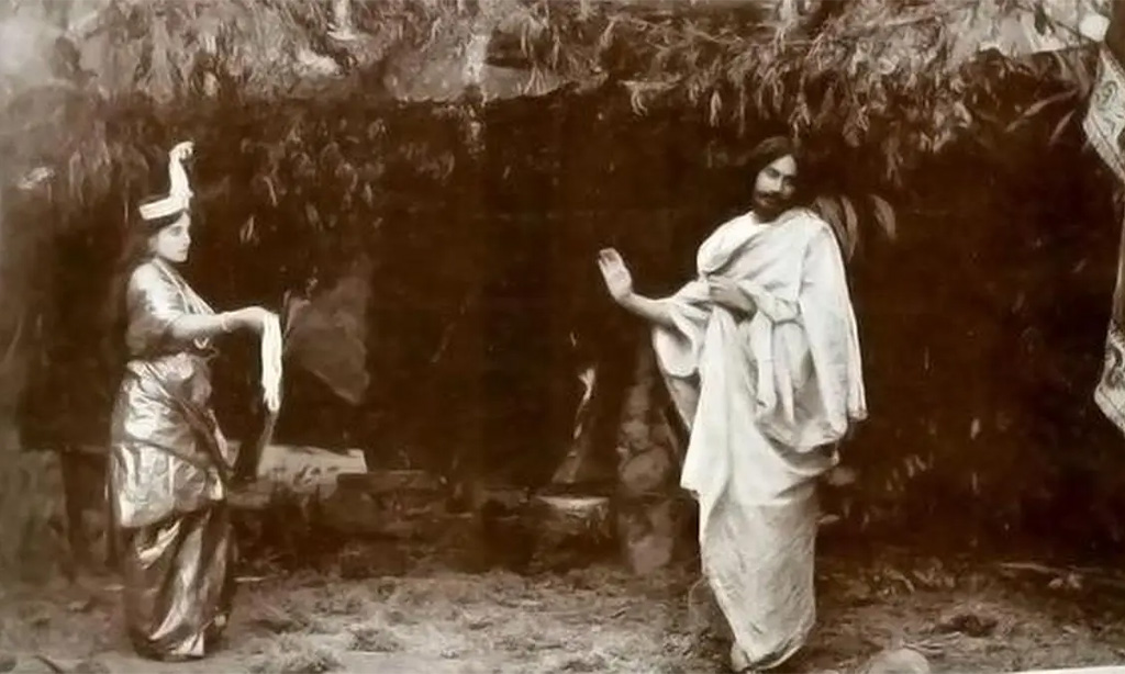 Rabindranath Tagore in theatre