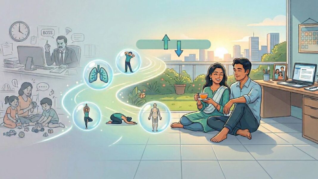 Stress relief exercises