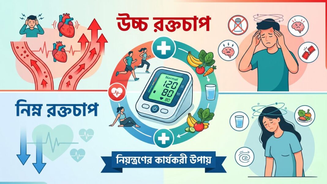 উচ্চ ও নিম্ন রক্তচাপ