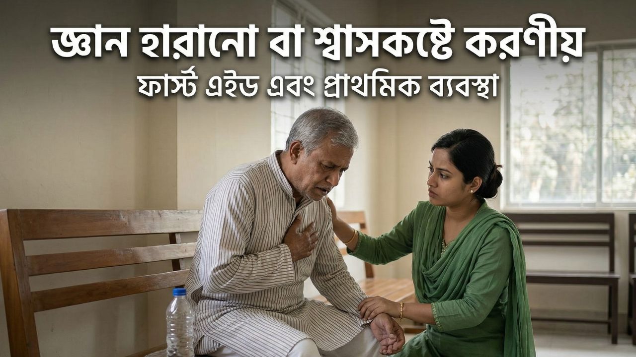 জ্ঞান হারানো বা শ্বাসকষ্টে করণীয়