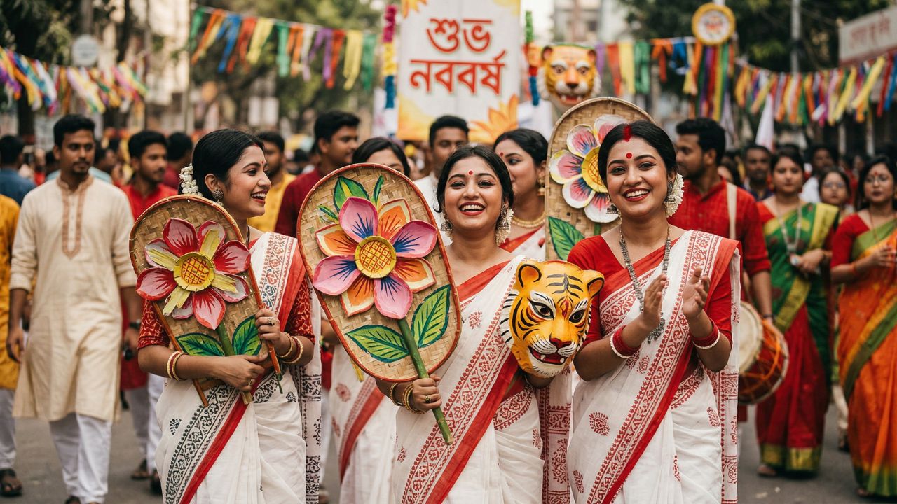 পয়লা বৈশাখের রঙিন উৎসব