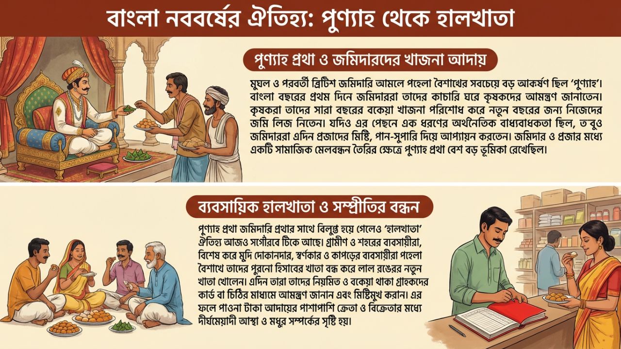 পহেলা বৈশাখের ঐতিহ্য ও হালখাতার প্রচলন