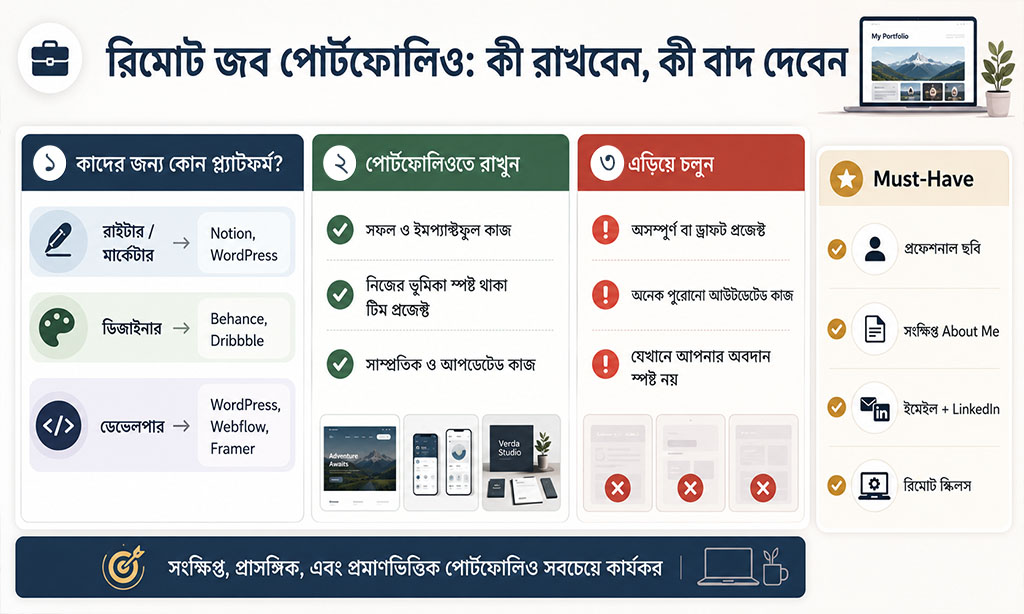 Remote Job Portfolio making guide