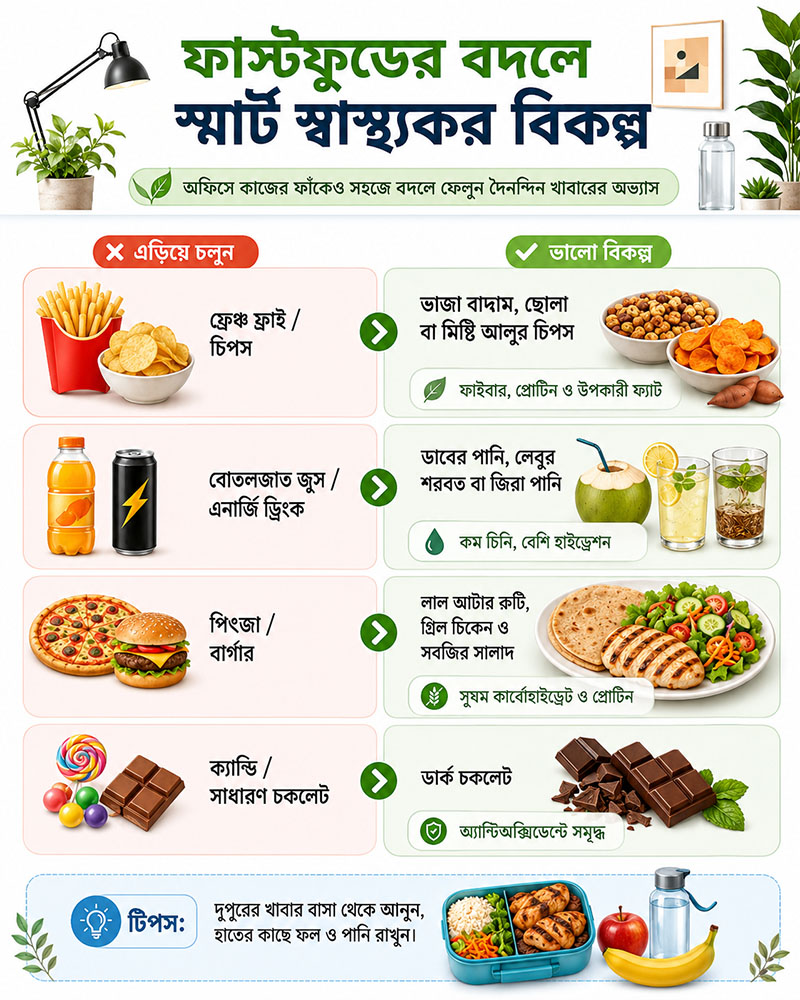Healthy alternatives to fast food