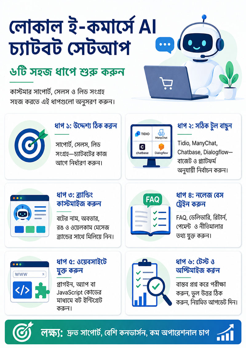 How to setup AI Chatbot for Local E-commerce
