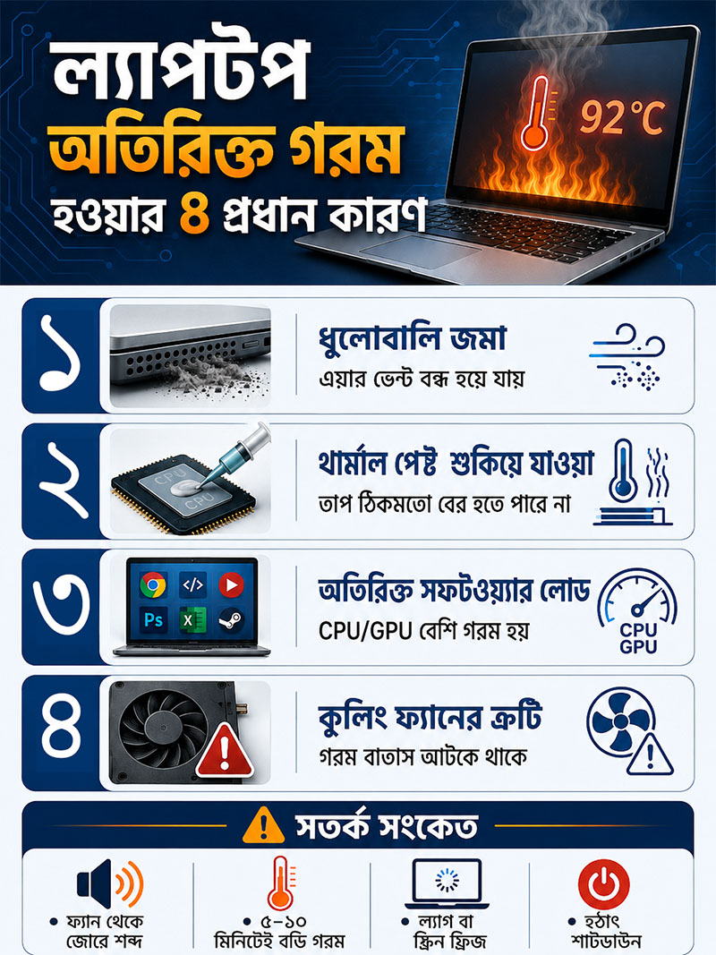 Reasons to Laptop Overheating Problem