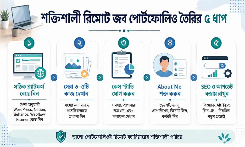 Steps to create Remote Job Portfolio