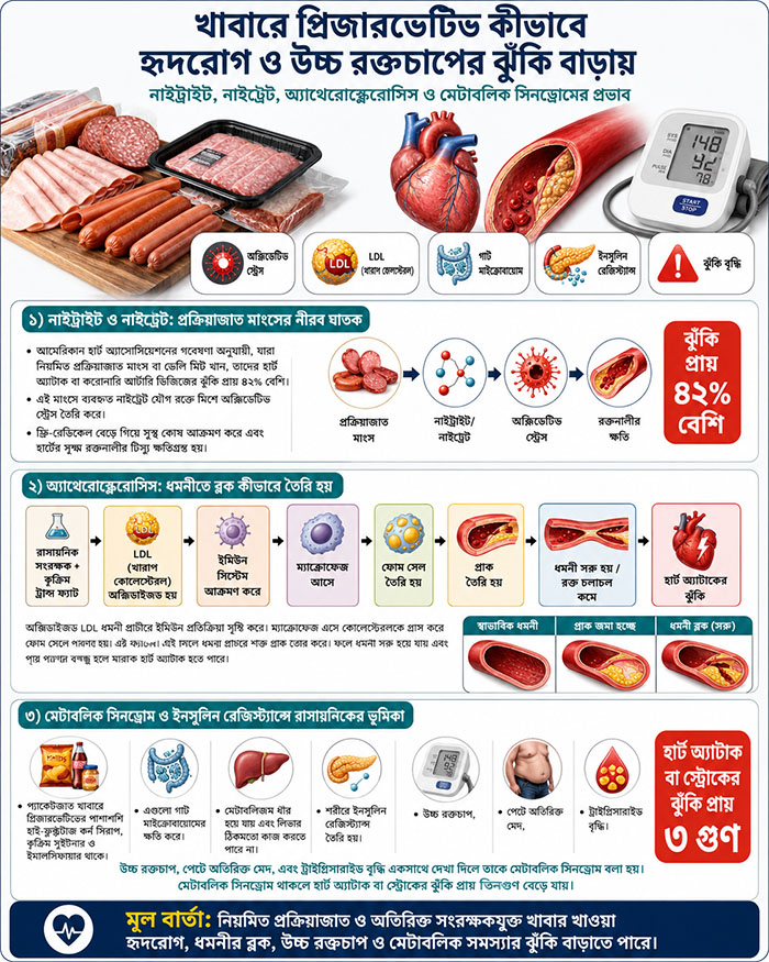 How Food Preservatives Increase the Risk of High Blood Pressure and Heart Disease