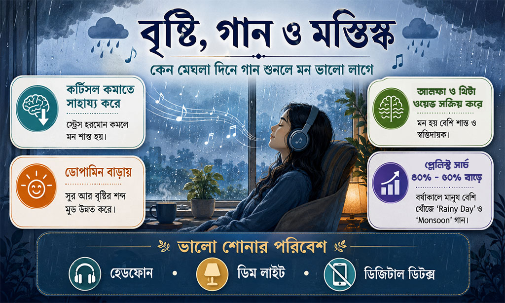Rain Songs and human brain