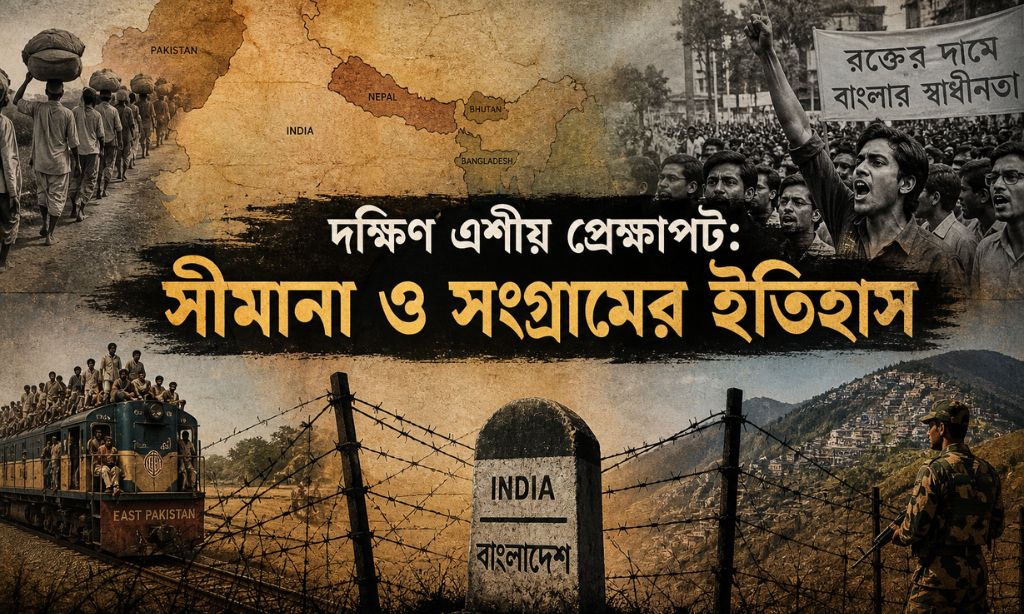 দক্ষিণ এশীয় প্রেক্ষাপট সীমানা ও সংগ্রামের ইতিহাস