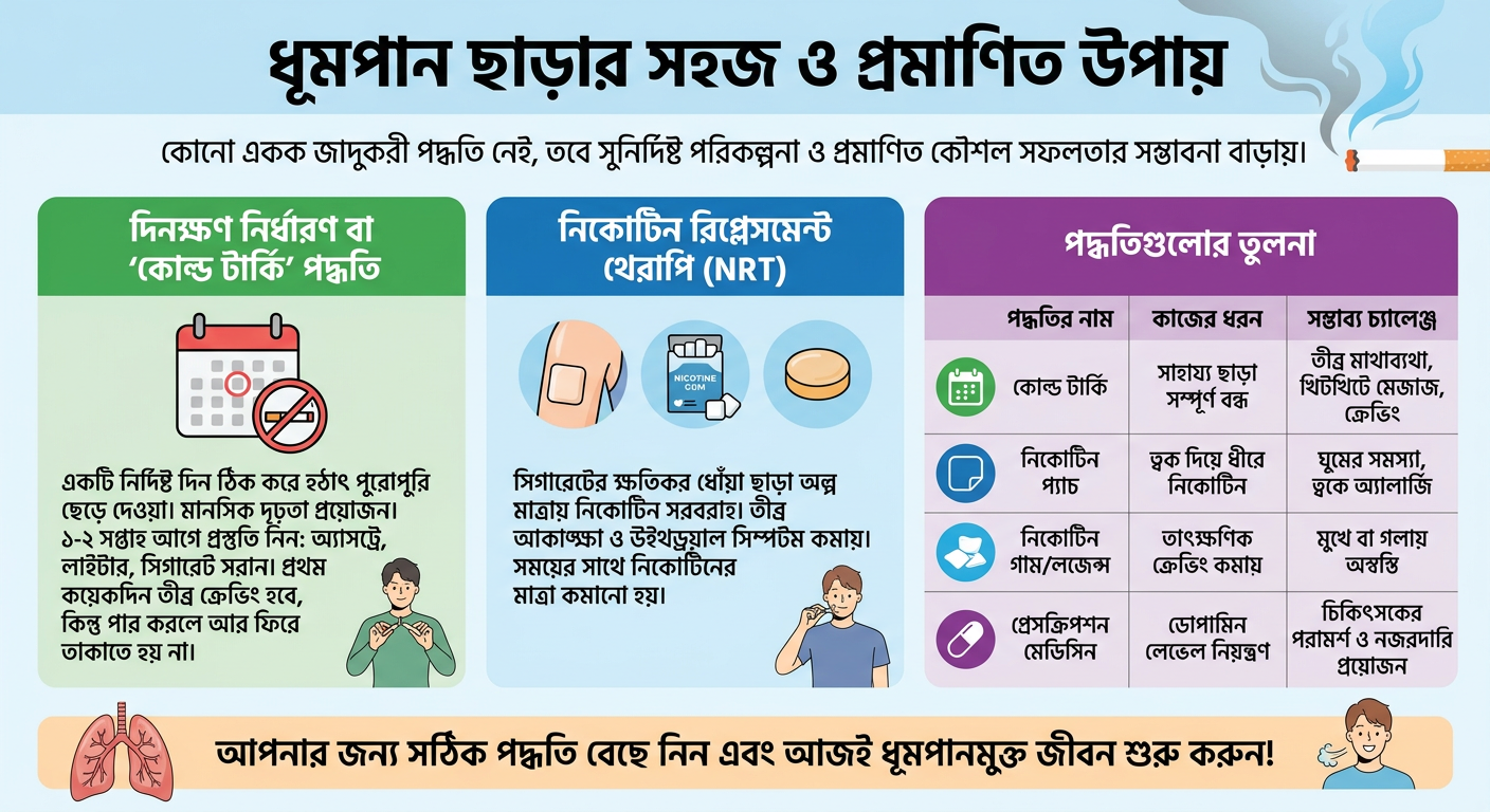 ধূমপান ছাড়ার সহজ উপায়