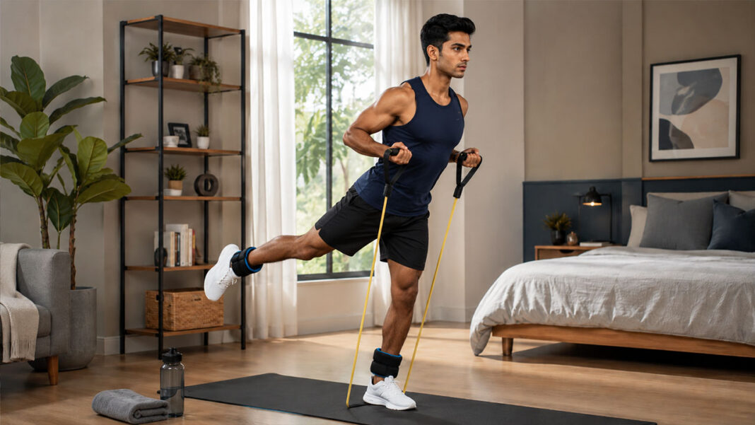 Resistance Tube and Ankle Weight Workout