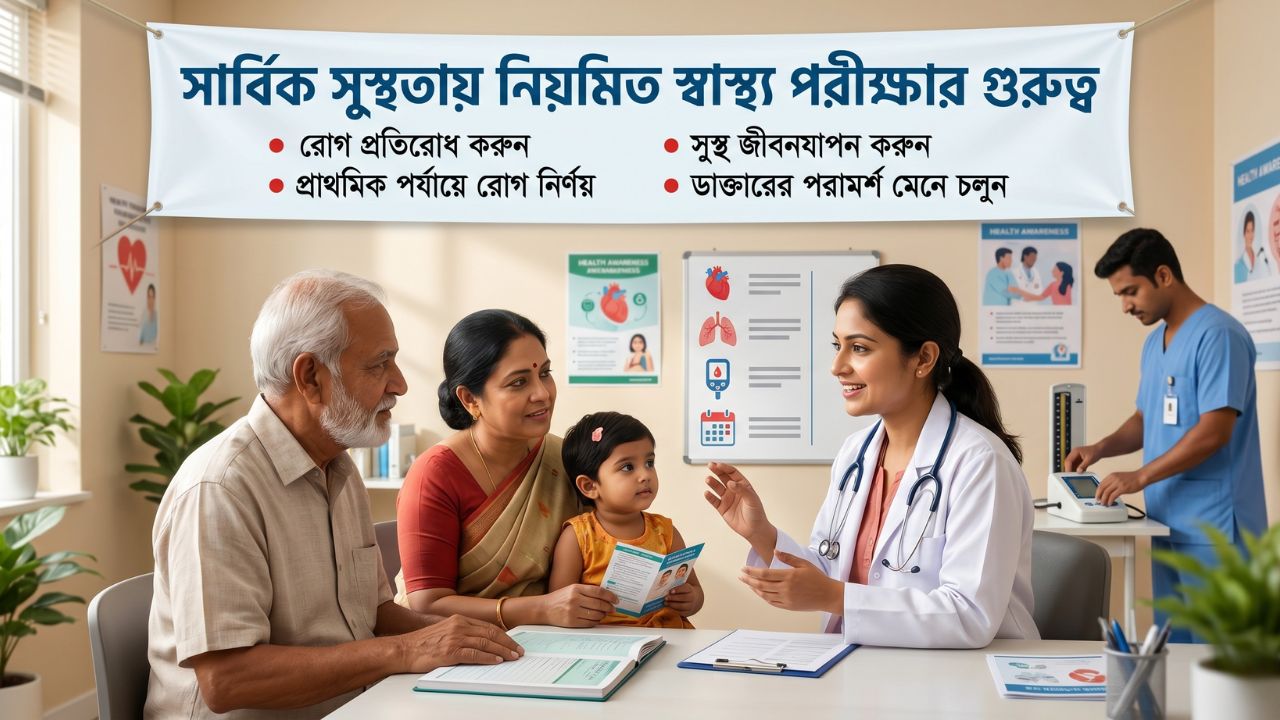 সার্বিক সুস্থতায় নিয়মিত স্বাস্থ্য পরীক্ষার গুরুত্ব