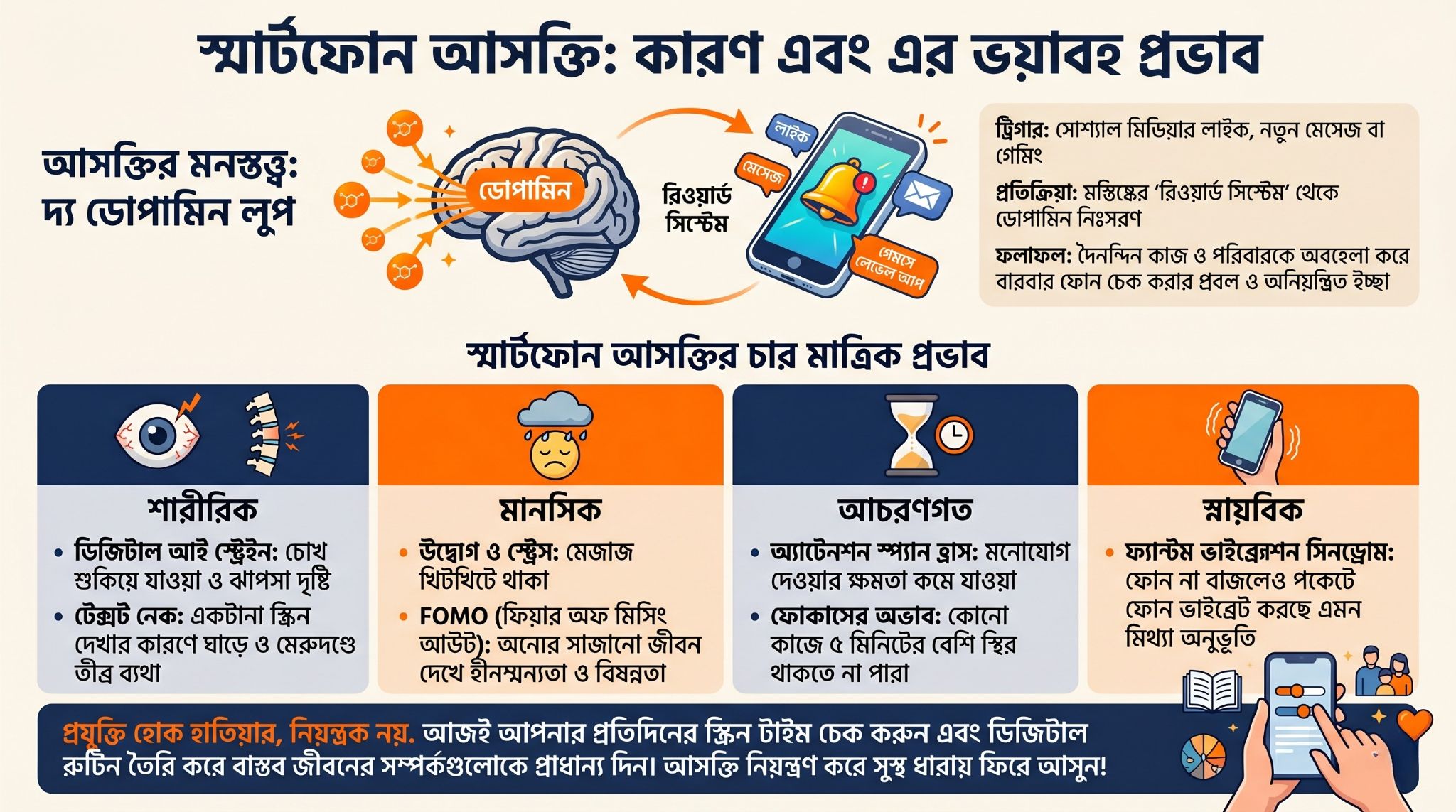 স্মার্টফোন আসক্তি কী এবং কেন এটি ক্ষতিকর