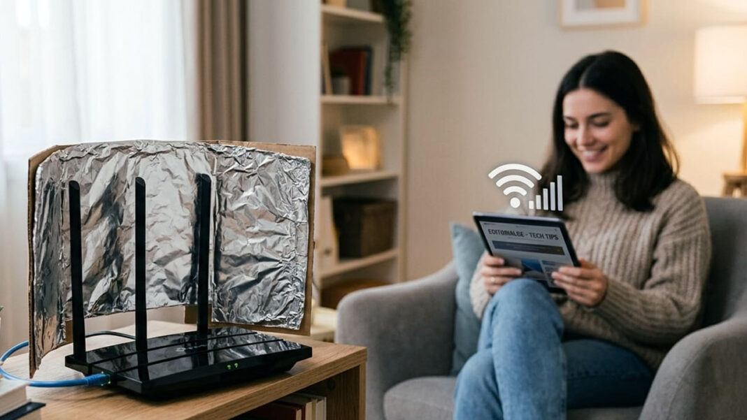 Foil Paper Tricks to Boost Home Wi-Fi Signal