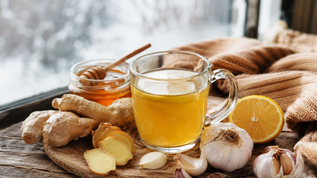 Garlic Ginger Honey for Cough and Cold