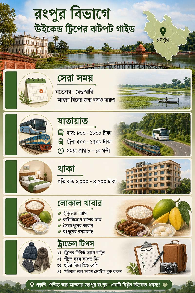 Rangpur Division Weekend Getaways Trip Guide