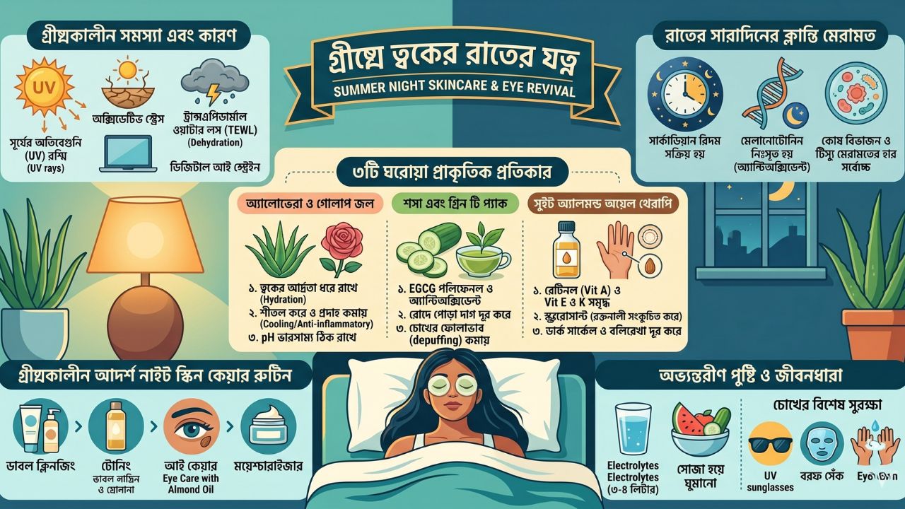 Summer Night Skincare Routine