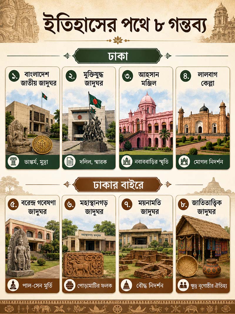 Visit Historical Museums and Archives in Bangladesh