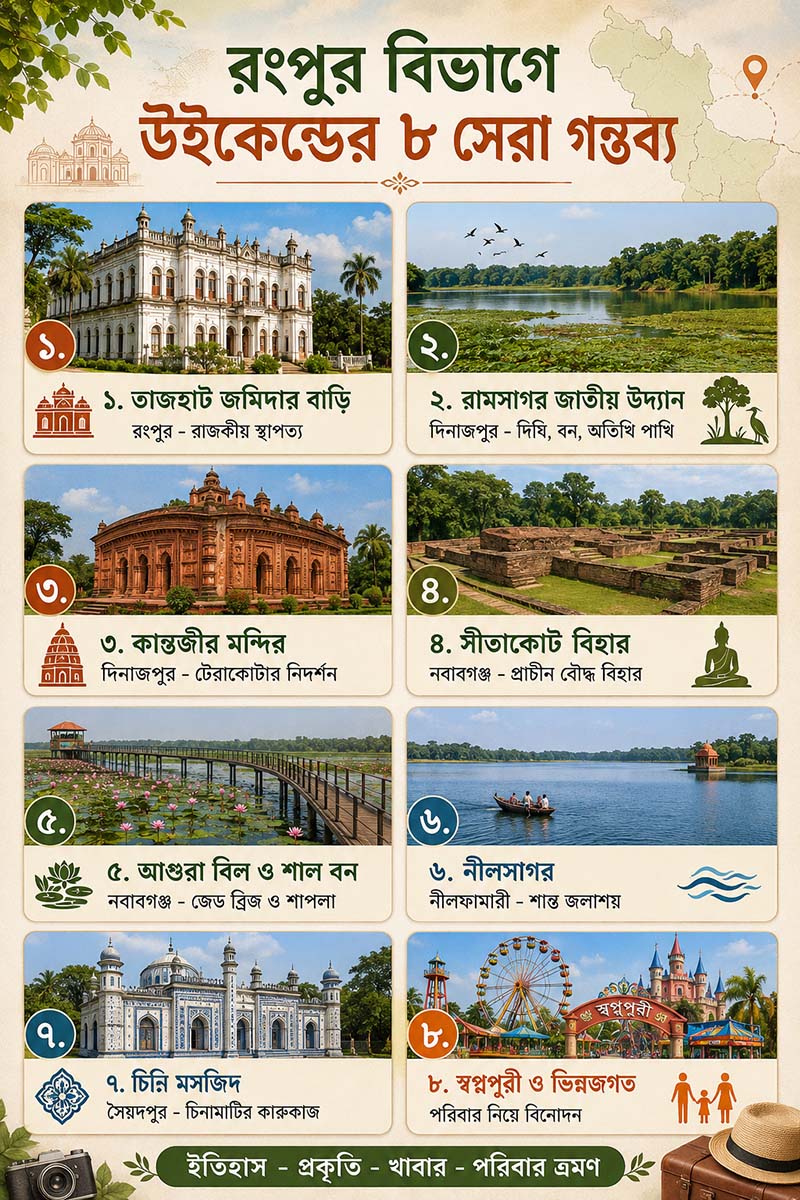 Rangpur Division Best Weekend Destination