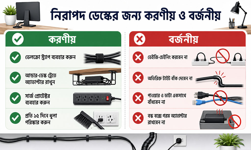 Dos and Don'ts for Safe Desk
