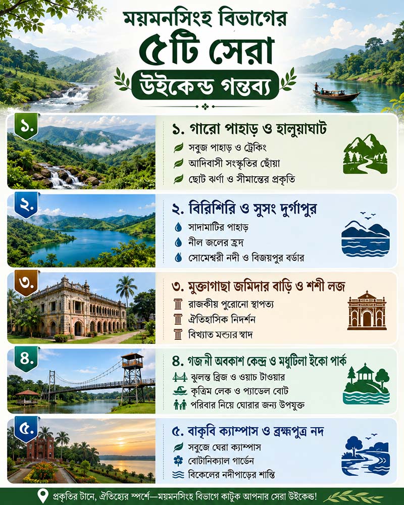 Weekend Getaways in Mymensingh Division