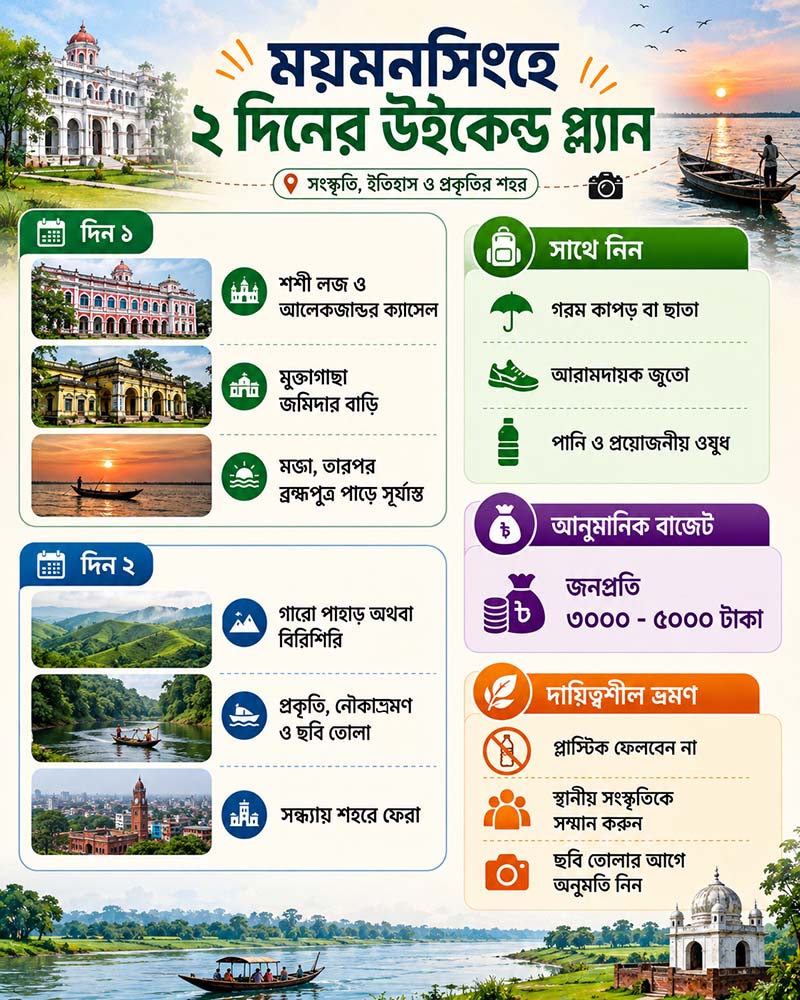 Weekend Getaways Plan in Mymensingh Division